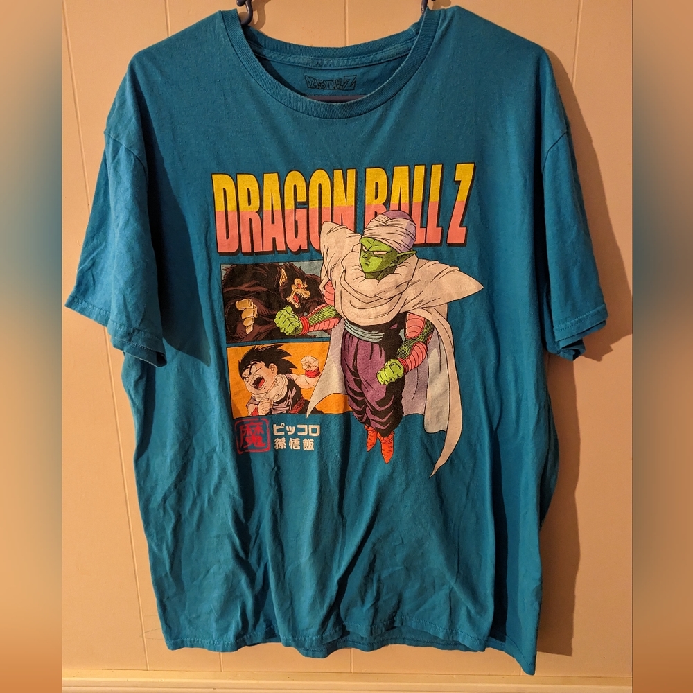 Dragon Ball Z Japanese Anime Graphic T-shirt Size XL (46/48) Blue